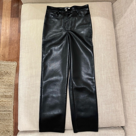 Aritzia New Wilfred Free Melina Straight Pants. Faux Leather. New. 0 size size - Picture 8 of 16